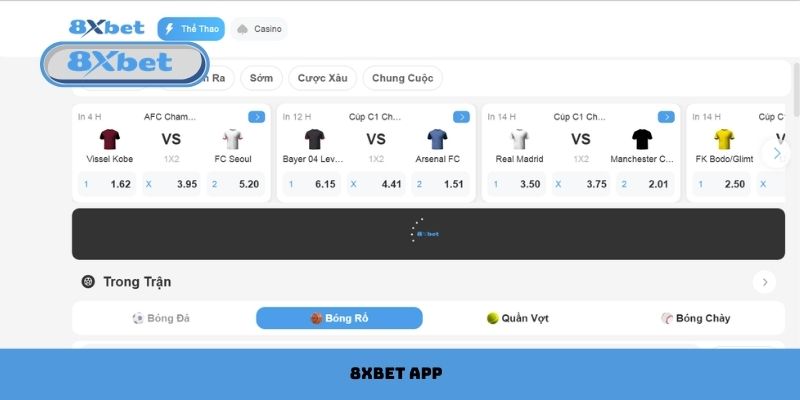 8xbet App Trải Nghiệm Cá Cược Mượt Mà, Chơi Mọi Lúc