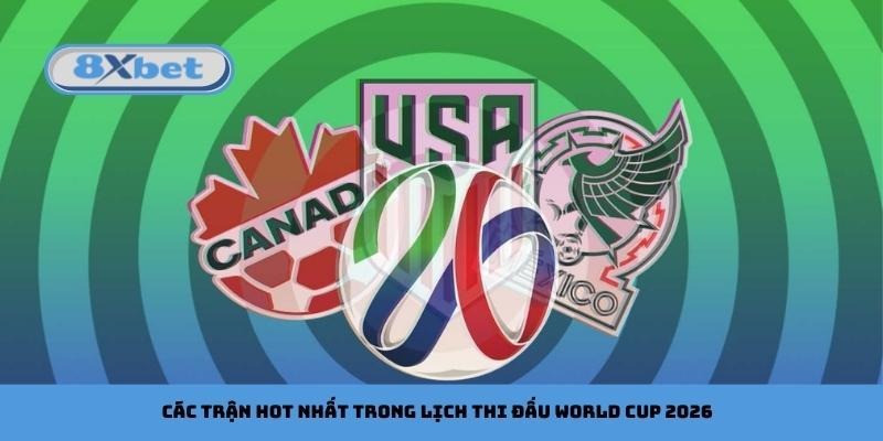 Các trận hot nhất trong lịch thi đấu World Cup 2026