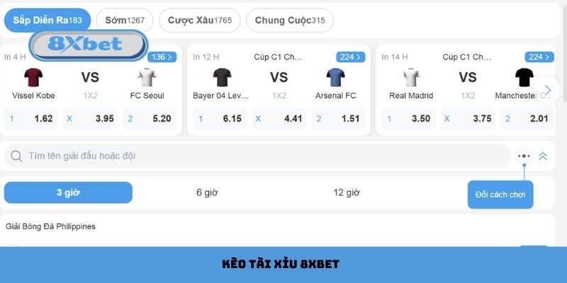 Kèo Tài Xỉu 8xbet Dự Đoán Thú Vị, Thắng Nhanh